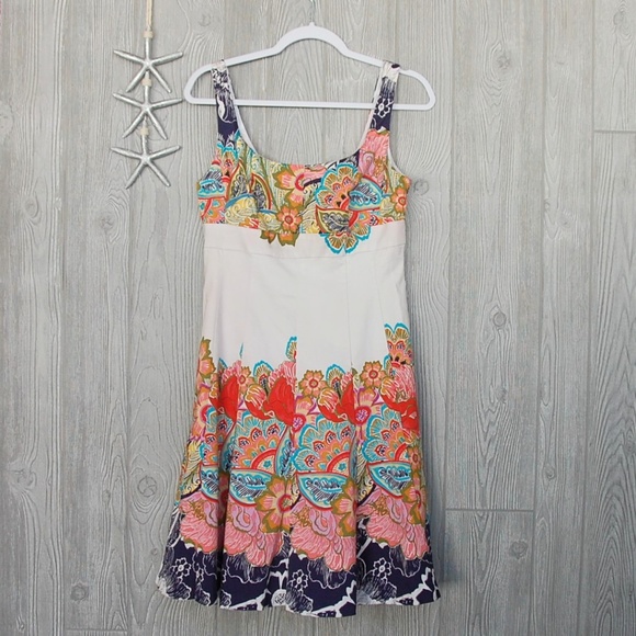 Nine West Dresses & Skirts - Nine West Empire Waist Dress Floral A-Line Size 10